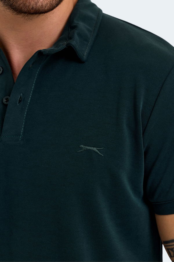 Slazenger KUGGA Erkek Tişört Koyu Yeşil