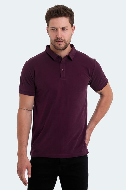 Slazenger KUGGA Erkek Mürdüm Tişört
