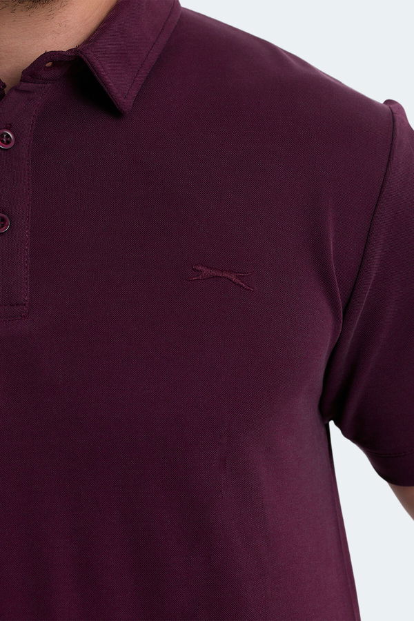 Slazenger KUGGA Erkek Mürdüm Tişört