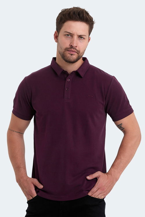 Slazenger KUGGA Erkek Mürdüm Tişört
