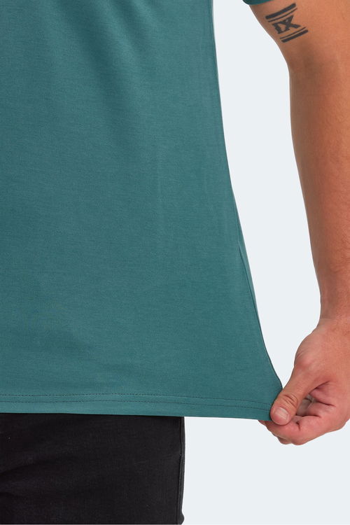 Slazenger KUGGA Erkek Petrol Tişört Slazenger KUGGA Erkek Petrol Tişört