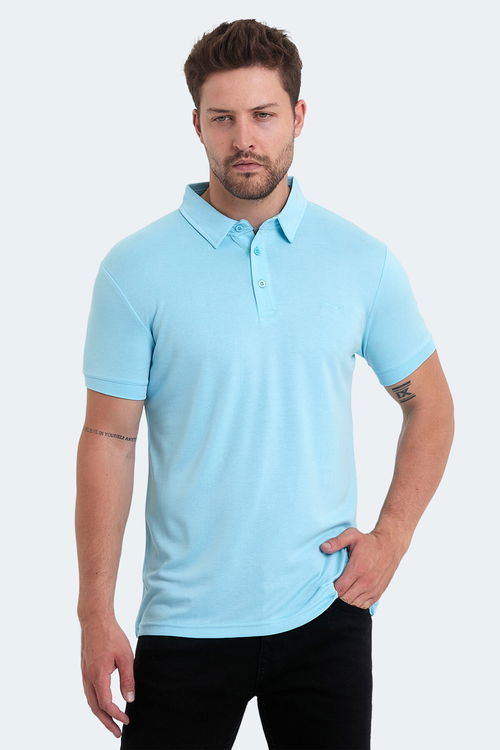 Slazenger KUGGA Erkek Turkuaz Tişört