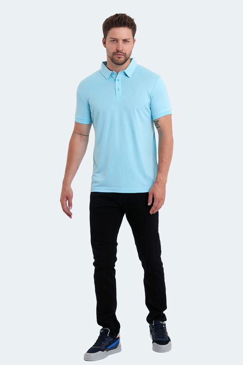 Slazenger KUGGA Erkek Turkuaz Tişört