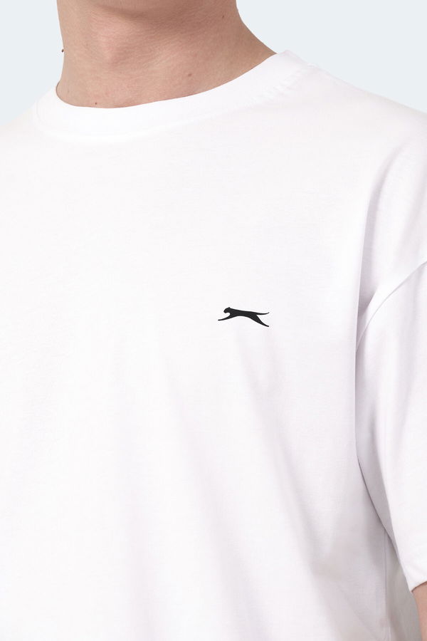 Slazenger KULANA Oversize Erkek Tişört Beyaz