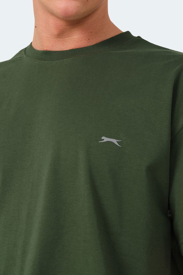 Slazenger KULANA Oversize Erkek Tişört Haki