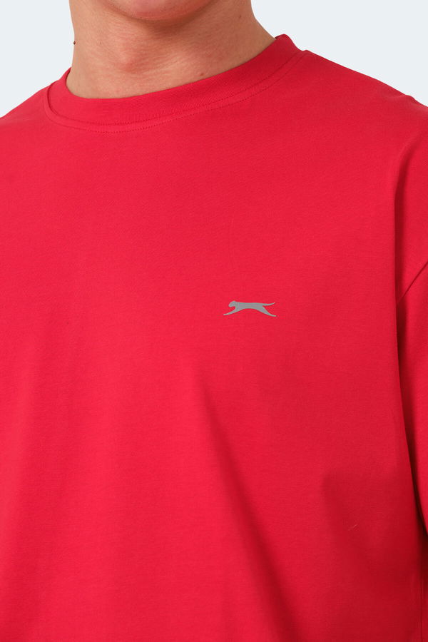 Slazenger KULANA Oversize Erkek Tişört Kırmızı