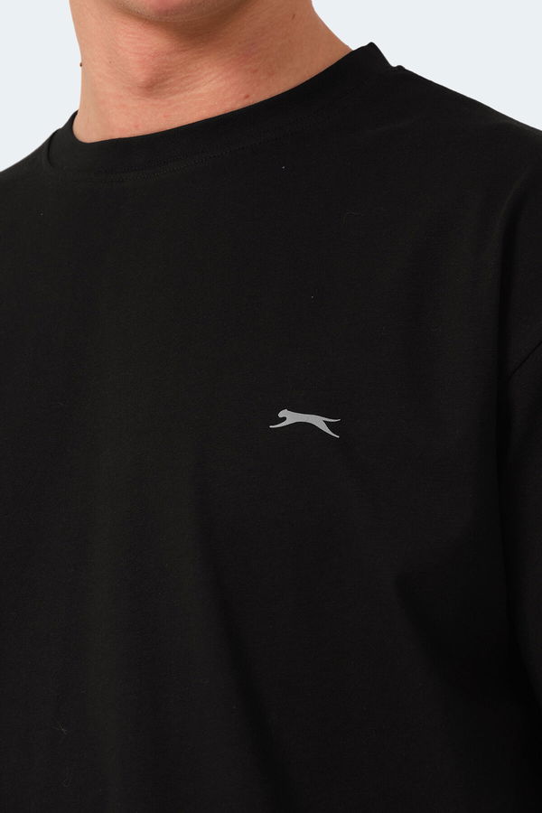 Slazenger KULANA Oversize Erkek Tişört Siyah
