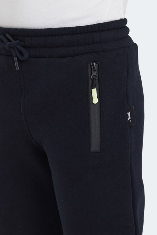 Slazenger LAMIS Unisex Çocuk Fermuar Cepli Lacivert Eşofman Altı