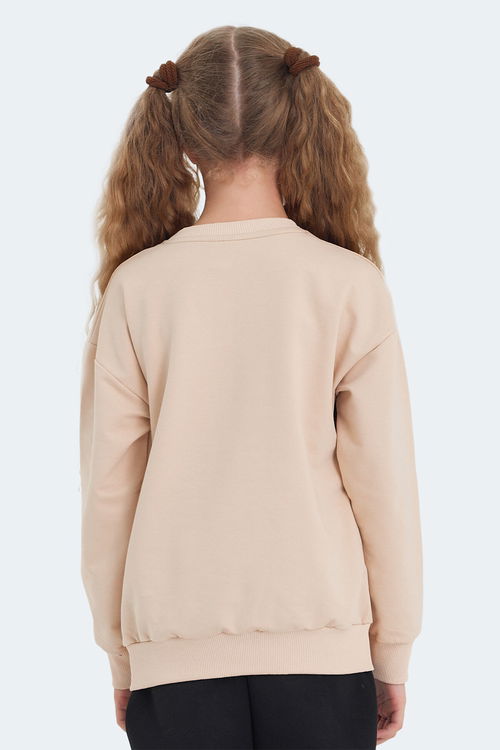 LAST Unisex Çocuk Sweatshirt Camel