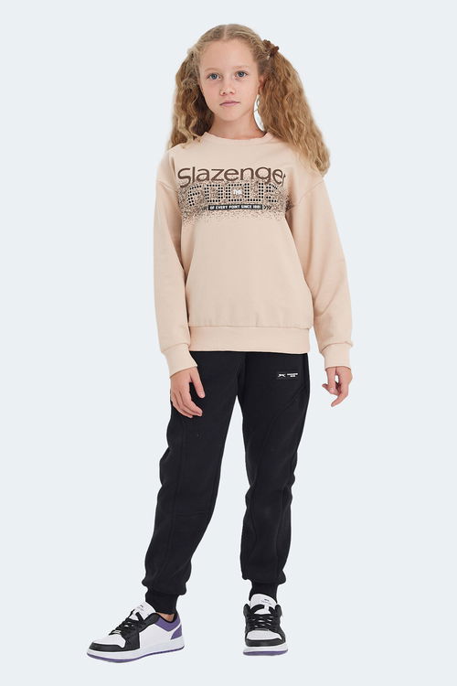 LAST Unisex Çocuk Sweatshirt Camel