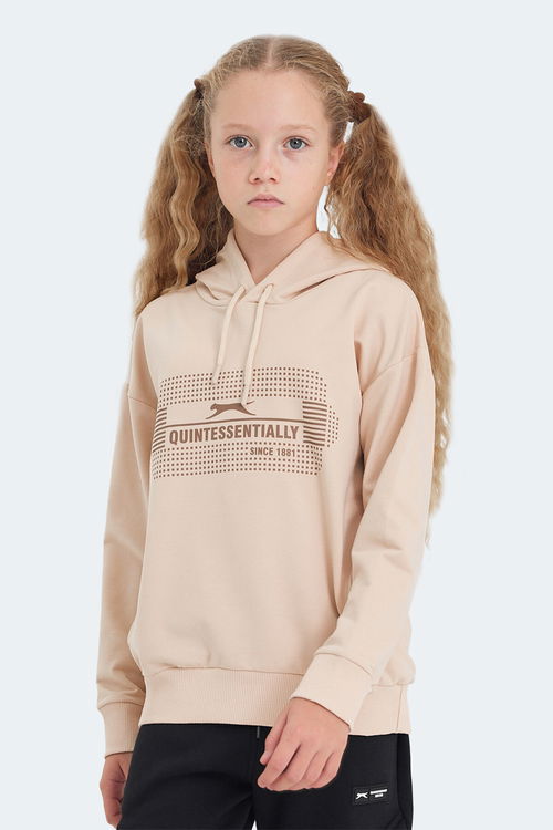 LAYO Unisex Çocuk Sweatshirt Camel