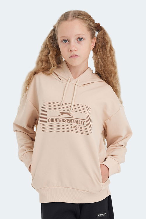 LAYO Unisex Çocuk Sweatshirt Camel