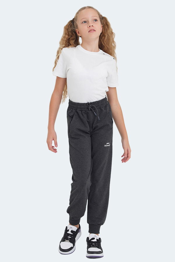 Slazenger LEGY IN Unisex Çocuk Eşofman Altı Koyu Gri