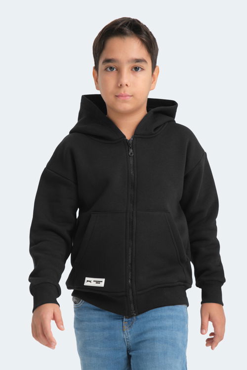 LEKAN Unisex Çocuk Sweatshirt Siyah