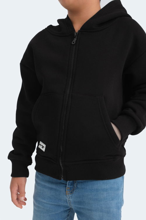 LEKAN Unisex Çocuk Sweatshirt Siyah