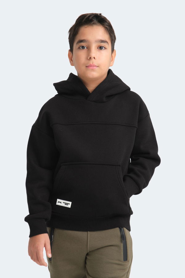 LENE Unisex Çocuk Sweatshirt Siyah