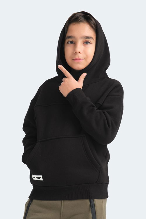 LENE Unisex Çocuk Sweatshirt Siyah