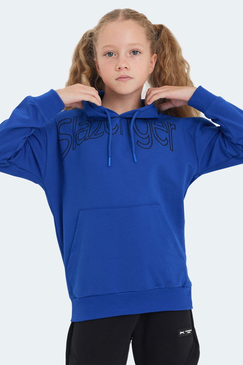 LETTO Unisex Çocuk Sweatshirt Saks Mavi