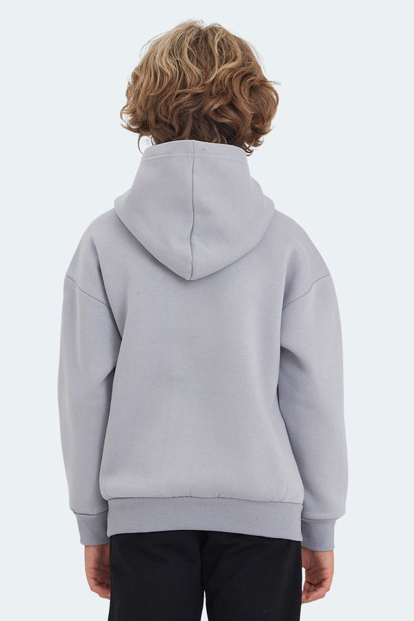 LEVON Unisex Çocuk Sweatshirt Taş Gri