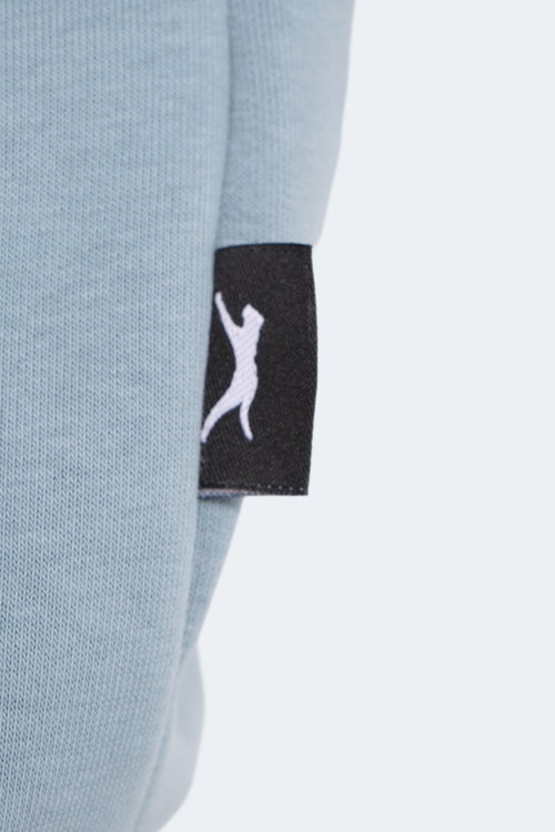Slazenger LEXUS Unisex Çocuk Kapüşonlu Cepli Mavi Sweatshırt