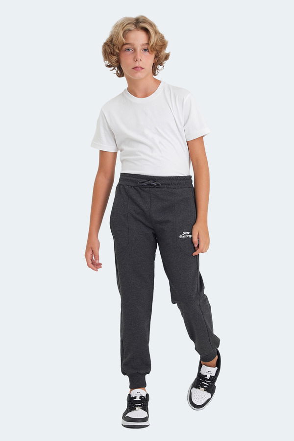 Slazenger LINE IN Unisex Çocuk Eşofman Altı Koyu Gri