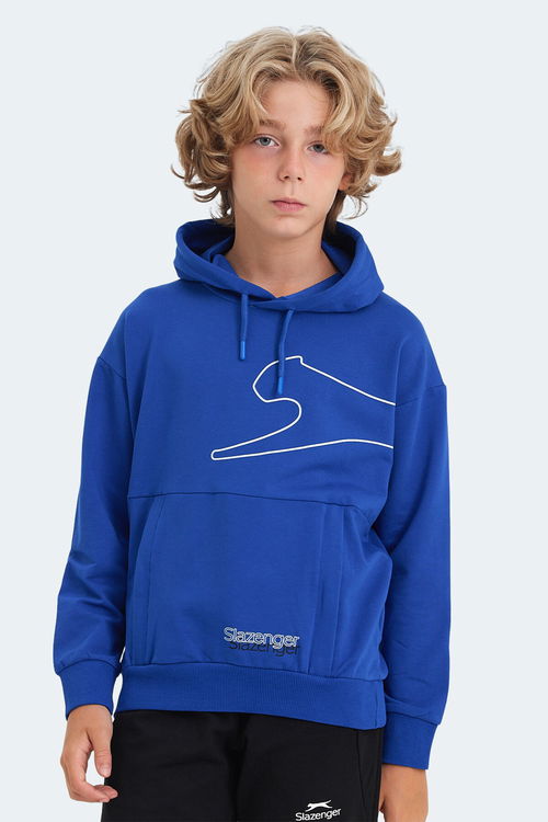 LINK Unisex Çocuk Sweatshirt Saks Mavi