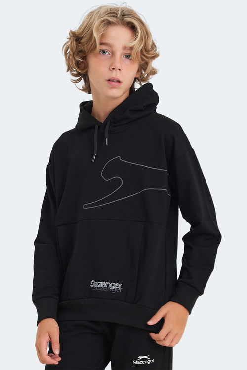 LINK Unisex Çocuk Sweatshirt Siyah