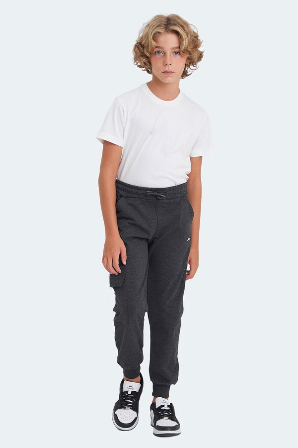 Slazenger LIVE IN Unisex Çocuk Eşofman Altı Koyu Gri