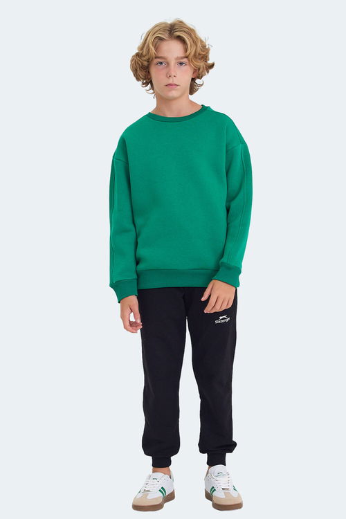 LOGAN Unisex Çocuk Sweatshirt Yeşil