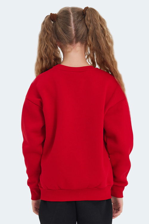 LONE Kız Çocuk Sweatshirt Kırmızı