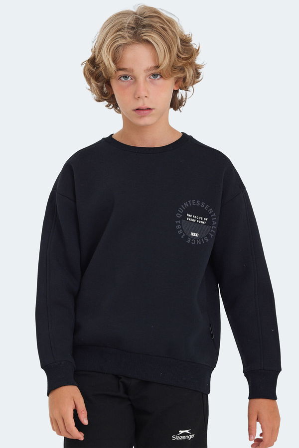 LONE Unisex Çocuk Sweatshirt Lacivert