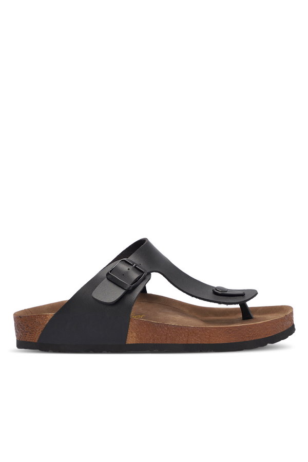 Slazenger LUKE Erkek Parmak Arası Siyah Terlik