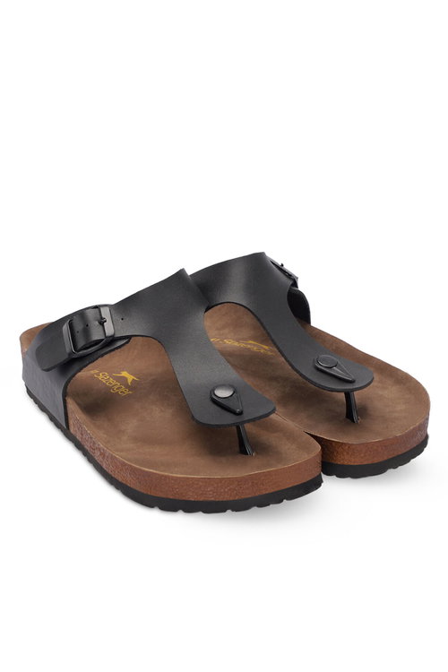 Slazenger LUKE Erkek Parmak Arası Siyah Terlik