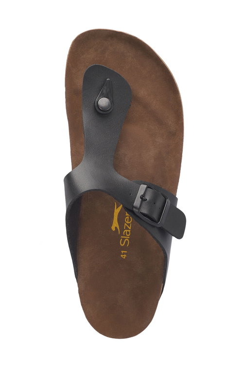 Slazenger LUKE Erkek Parmak Arası Siyah Terlik