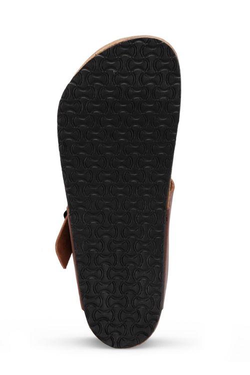 Slazenger LUKE Erkek Parmak Arası Plaj Taba Terlik