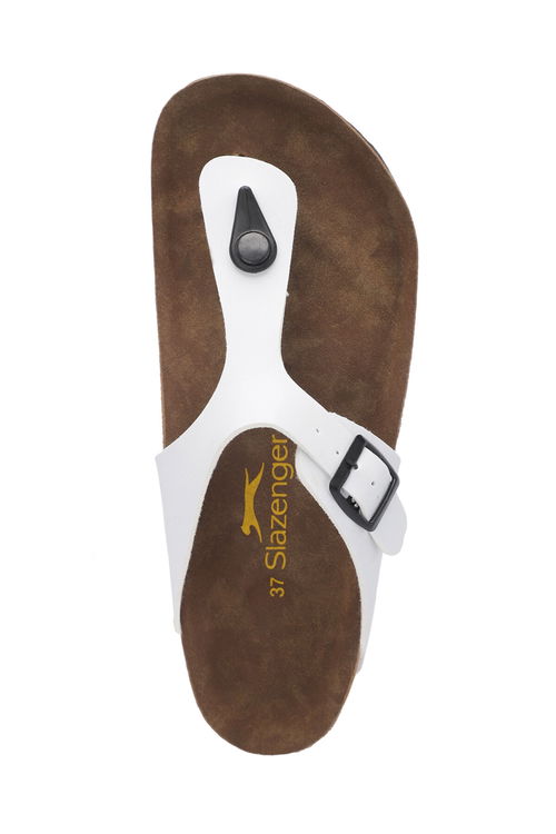 Slazenger LUKE Kadın Parmak Arası Beyaz Terlik