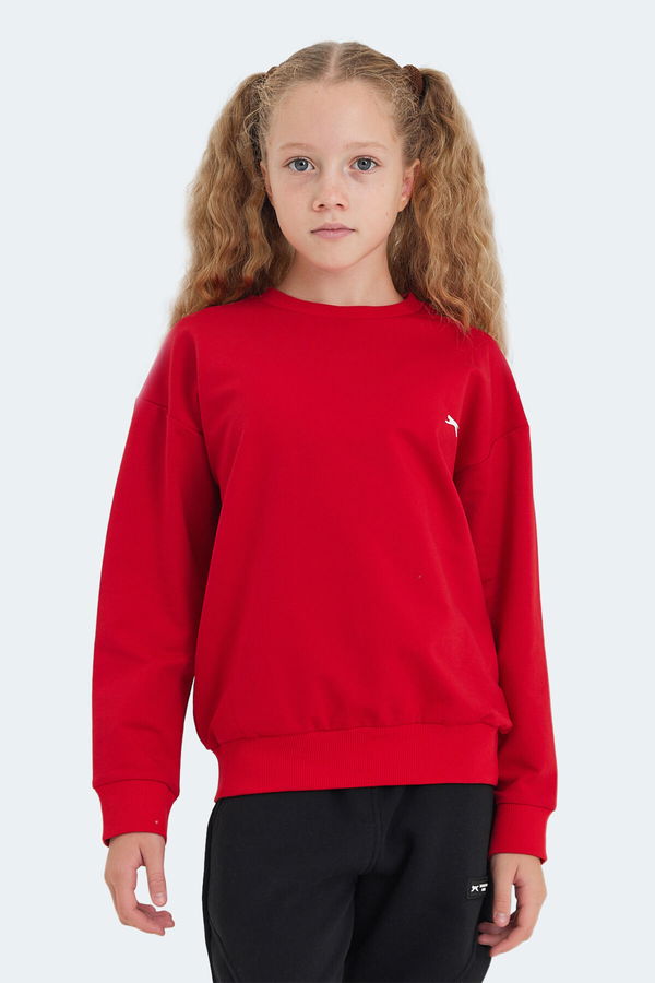 LUPPA Unisex Çocuk Sweatshirt Kırmızı