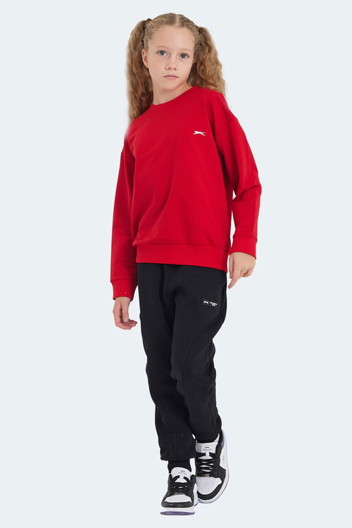 LUPPA Unisex Çocuk Sweatshirt Kırmızı