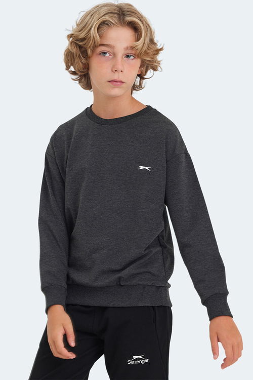 LUPPA Unisex Çocuk Sweatshirt Koyu Gri