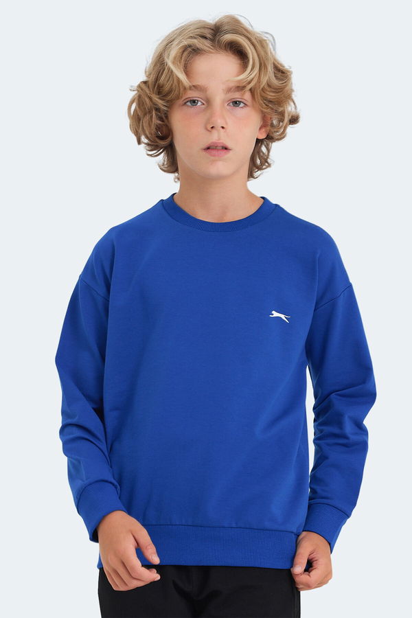 LUPPA Unisex Çocuk Sweatshirt Saks Mavi