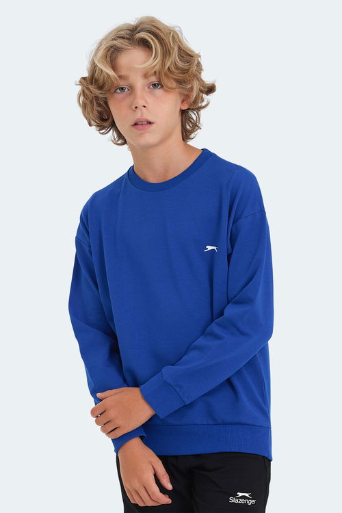 LUPPA Unisex Çocuk Sweatshirt Saks Mavi