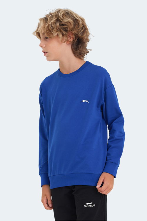 LUPPA Unisex Çocuk Sweatshirt Saks Mavi