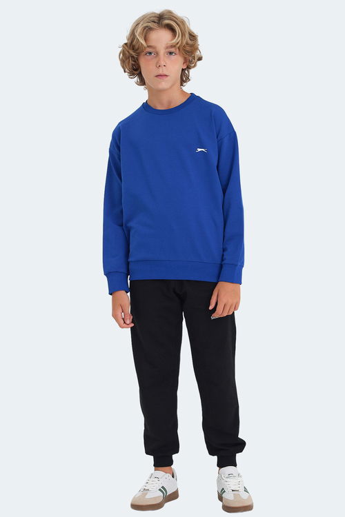 LUPPA Unisex Çocuk Sweatshirt Saks Mavi