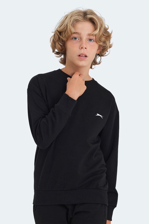 LUPPA Unisex Çocuk Sweatshirt Siyah