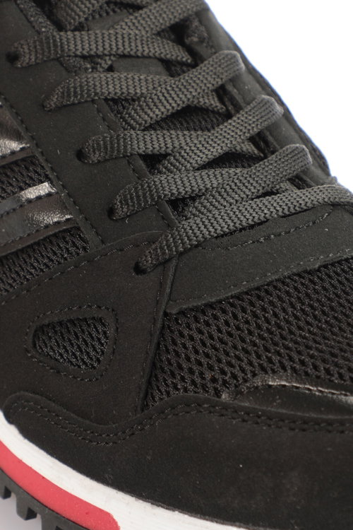 Slazenger MAROON I Erkek Siyah / Kırmızı Günlük Spor Ayakkabısı