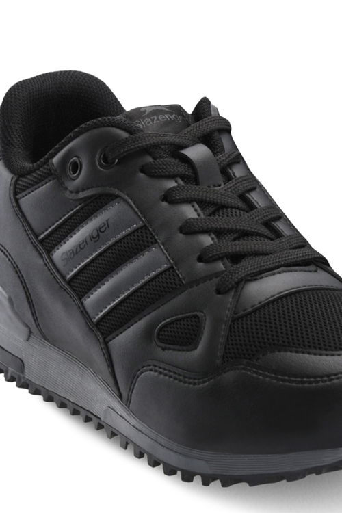 Slazenger MAROON I Erkek Siyah / Siyah Günlük Spor Ayakkabısı