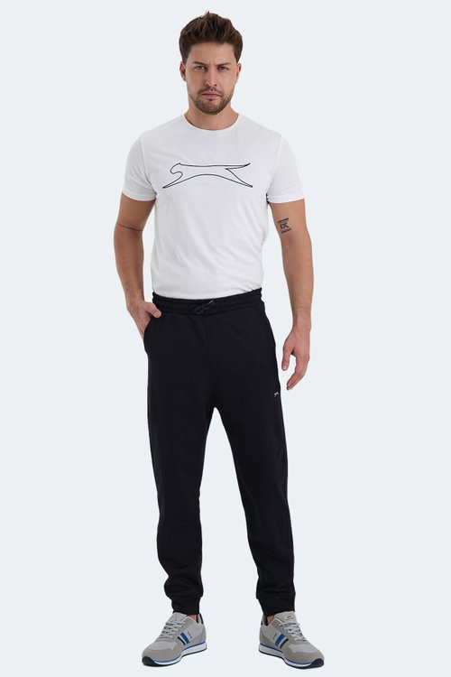 Slazenger NACIO Erkek Cepli Siyah Eşofman Altı