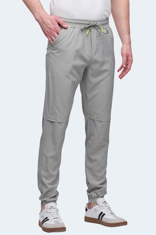 Slazenger NADJA Erkek Cepli slim fit Gri Eşofman Altı