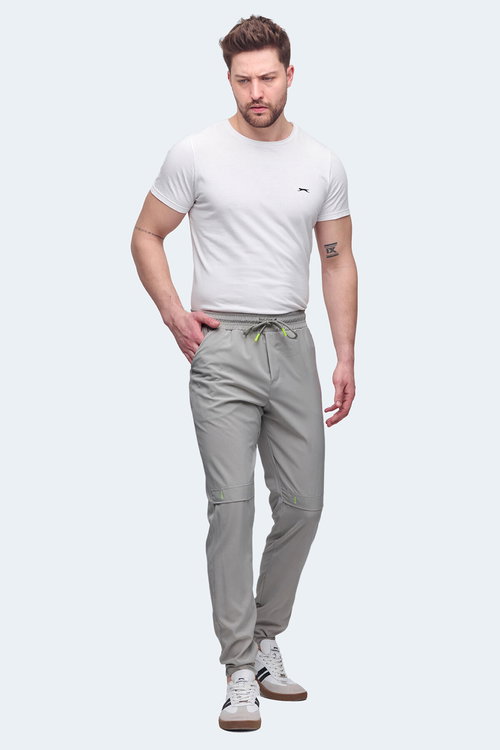 Slazenger NADJA Erkek Cepli slim fit Gri Eşofman Altı