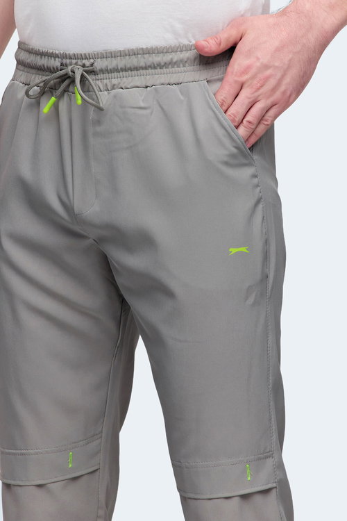 Slazenger NADJA Erkek Cepli slim fit Gri Eşofman Altı